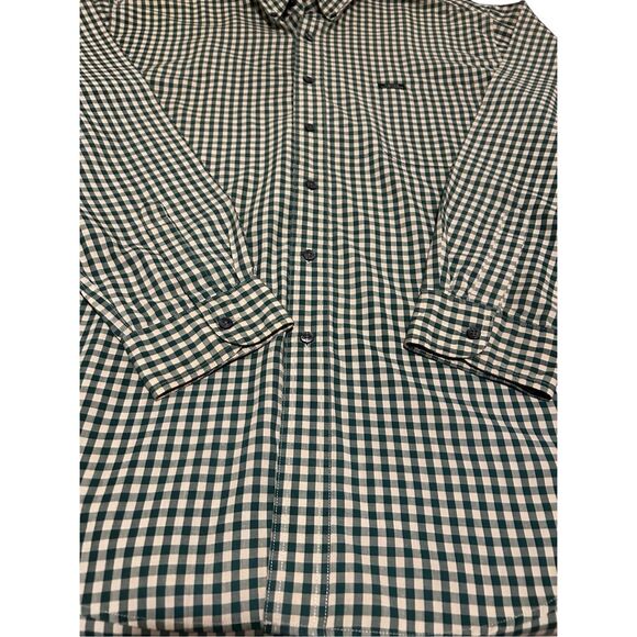 Chaps Ralph Lauren Men’s Size XL Long Sleeve Button Down Green Plaid Shirt - Picture 7 of 11